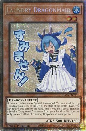 Laundry Dragonmaid (Starlight Rare) (RA05-EN095) - Rarity Collection 5 1st Edition