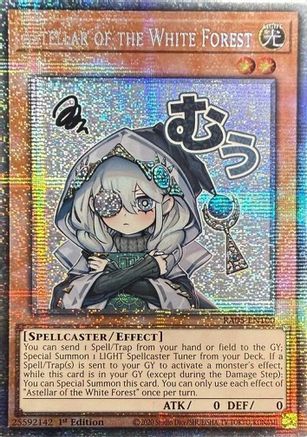 Astellar of the White Forest (Starlight Rare) (RA05-EN100) - Rarity Collection 5 1st Edition