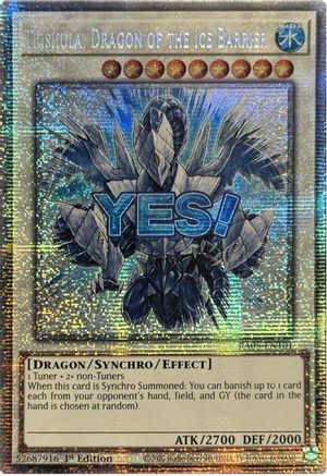 Trishula, Dragon of the Ice Barrier (Starlight Rare) (RA05-EN101) - Rarity Collection 5 1st Edition