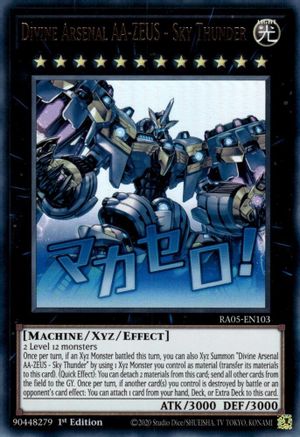 Divine Arsenal AA-ZEUS - Sky Thunder (RA05-EN103) - Rarity Collection 5 1st Edition