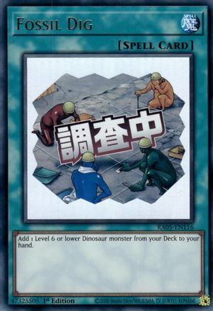 Fossil Dig (RA05-EN116) - Rarity Collection 5 1st Edition