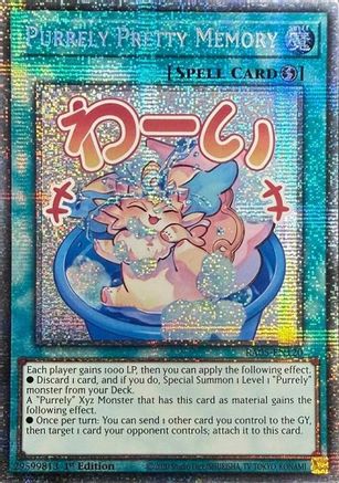Purrely Pretty Memory (Starlight Rare) (RA05-EN120) - Rarity Collection 5 1st Edition
