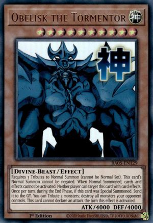 Obelisk the Tormentor (RA05-EN129) - Rarity Collection 5 1st Edition