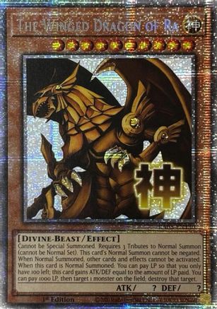 The Winged Dragon of Ra (Starlight Rare) (RA05-EN130) - Rarity Collection 5 1st Edition