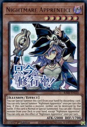 Nightmare Apprentice (RA05-EN135) - Rarity Collection 5 1st Edition