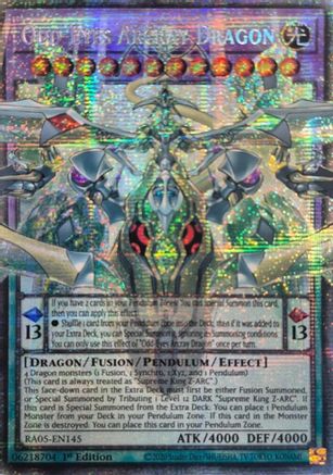 Odd-Eyes Arcray Dragon (Starlight Rare) (RA05-EN145) - Rarity Collection 5 1st Edition