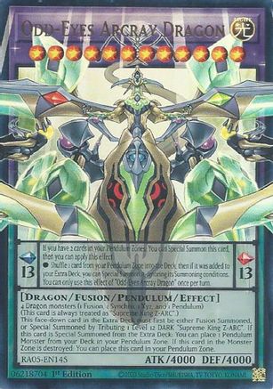Odd-Eyes Arcray Dragon (RA05-EN145) - Rarity Collection 5 1st Edition
