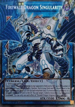 Firewall Dragon Singularity (Starlight Rare) (RA05-EN146) - Rarity Collection 5 1st Edition