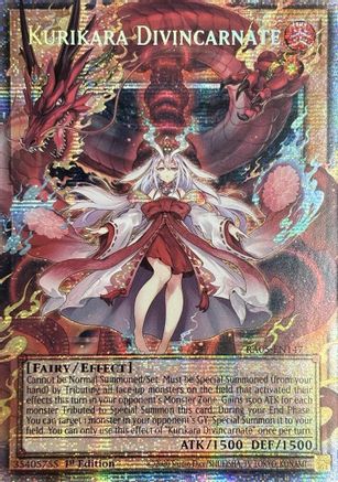Kurikara Divincarnate (Starlight Rare) (RA05-EN147) - Rarity Collection 5 1st Edition