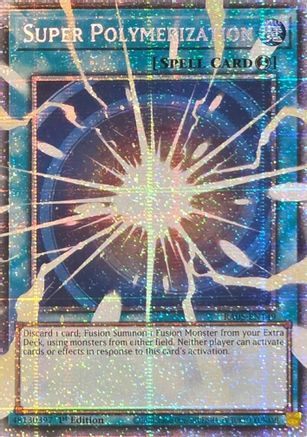 Super Polymerization (Starlight Rare) (RA05-EN149) - Rarity Collection 5 1st Edition