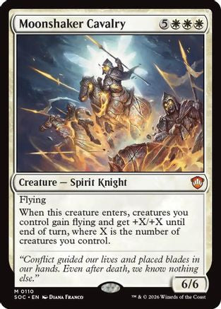 Moonshaker Cavalry (SOC-110) - Commander: Secrets of Strixhaven