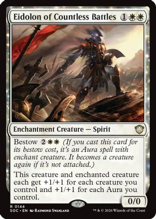 Eidolon of Countless Battles (SOC-144) - Commander: Secrets of Strixhaven