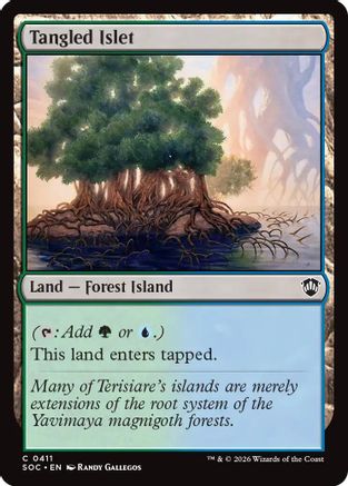 Tangled Islet (SOC-411) - Commander: Secrets of Strixhaven