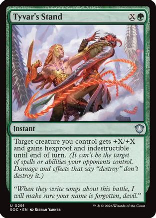 Tyvar's Stand (SOC-291) - Commander: Secrets of Strixhaven