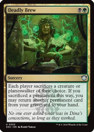 Deadly Brew (SOC-303) - Commander: Secrets of Strixhaven