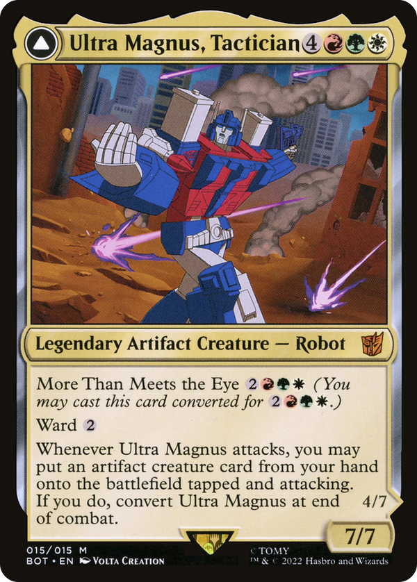 Ultra Magnus, Tactician (BOT-015) - Transformers: (convertdfc) Foil
