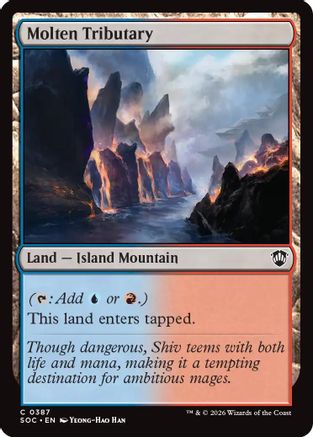 Molten Tributary (SOC-387) - Commander: Secrets of Strixhaven