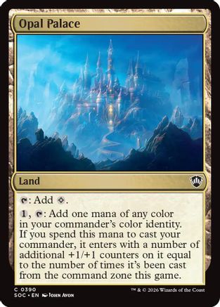 Opal Palace (SOC-390) - Commander: Secrets of Strixhaven