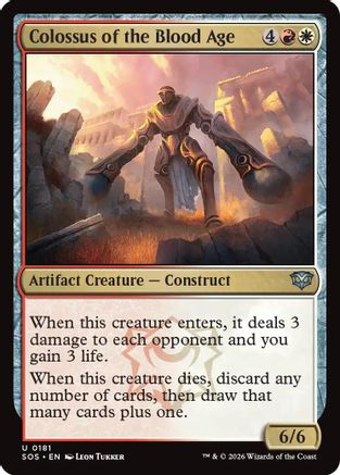 Colossus of the Blood Age (SOS-181) - Secrets of Strixhaven