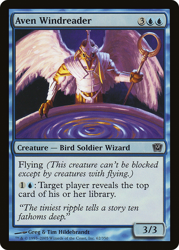 Aven Windreader (9ED-062) - 9th Edition Foil