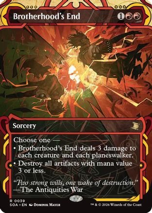 Brotherhood's End (SOA-039) - Secrets of Strixhaven: Mystical Archive Foil