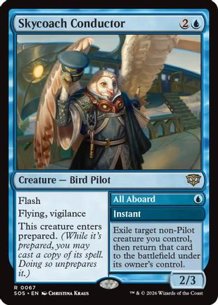Skycoach Conductor (SOS-067) - Secrets of Strixhaven Foil