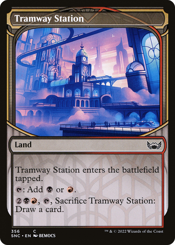 Tramway Station (Showcase) (SNC-356) - Streets of New Capenna: (Showcase)