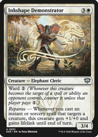 Inkshape Demonstrator (SOS-021) - Secrets of Strixhaven Foil