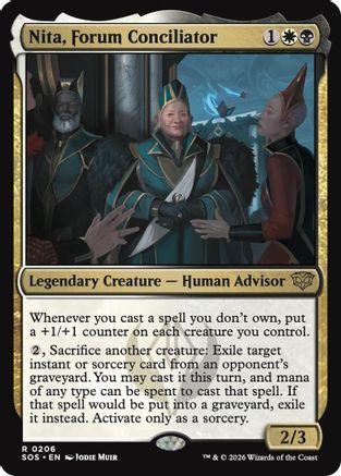 Nita, Forum Conciliator (SOS-206) - Secrets of Strixhaven Foil