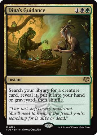 Dina's Guidance (SOS-184) - Secrets of Strixhaven