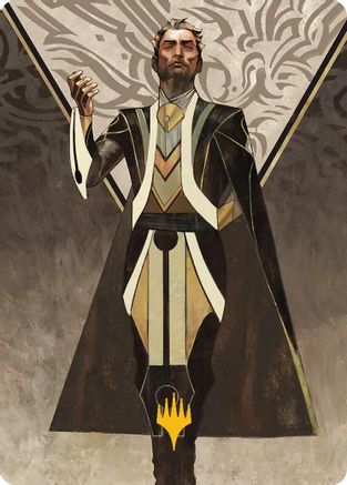 Ral Zarek, Guest Lecturer Art Card (Gold-Stamped Planeswalker Symbol) (ASSOS-027) - Art Series: Secrets of Strixhaven