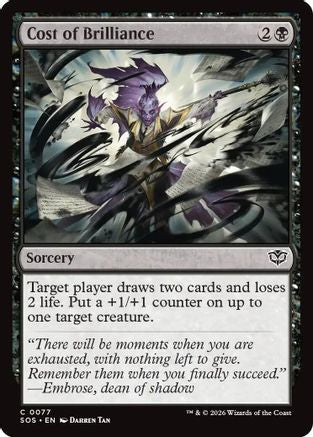 Cost of Brilliance (SOS-077) - Secrets of Strixhaven