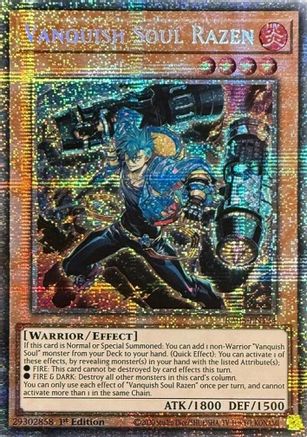 Vanquish Soul Razen (Starlight Rare) (RA05-EN134) - Rarity Collection 5 1st Edition
