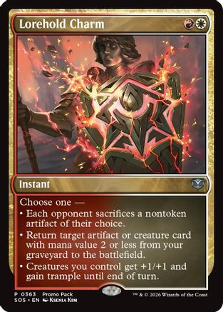 Lorehold Charm (PPSOS-363) - Promo Pack: Secrets of Strixhaven Foil