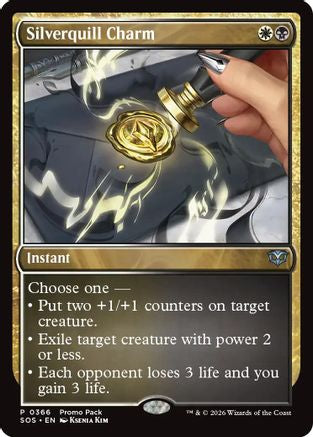 Silverquill Charm (PPSOS-365) - Promo Pack: Secrets of Strixhaven Foil