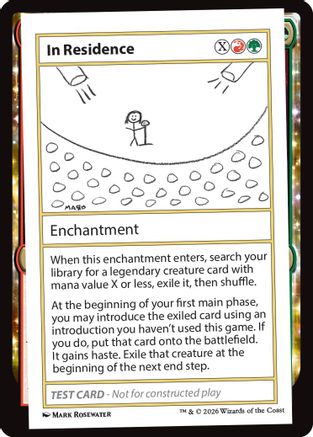 In Residence (CMB1-) - Mystery Booster: Convention Edition Exclusives