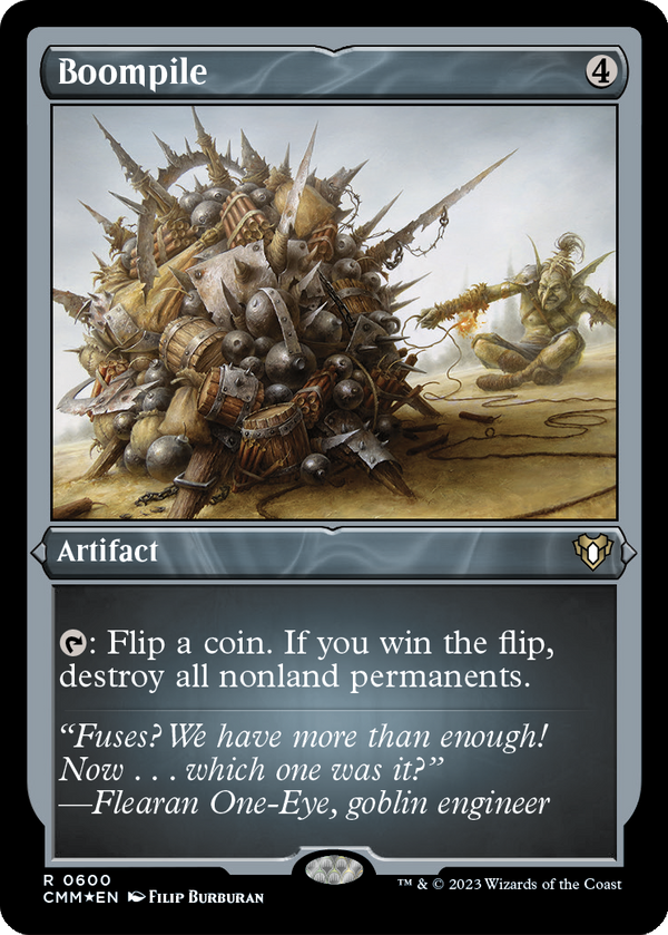 Boompile (Foil Etched) (CMM-600) - Commander Masters Foil