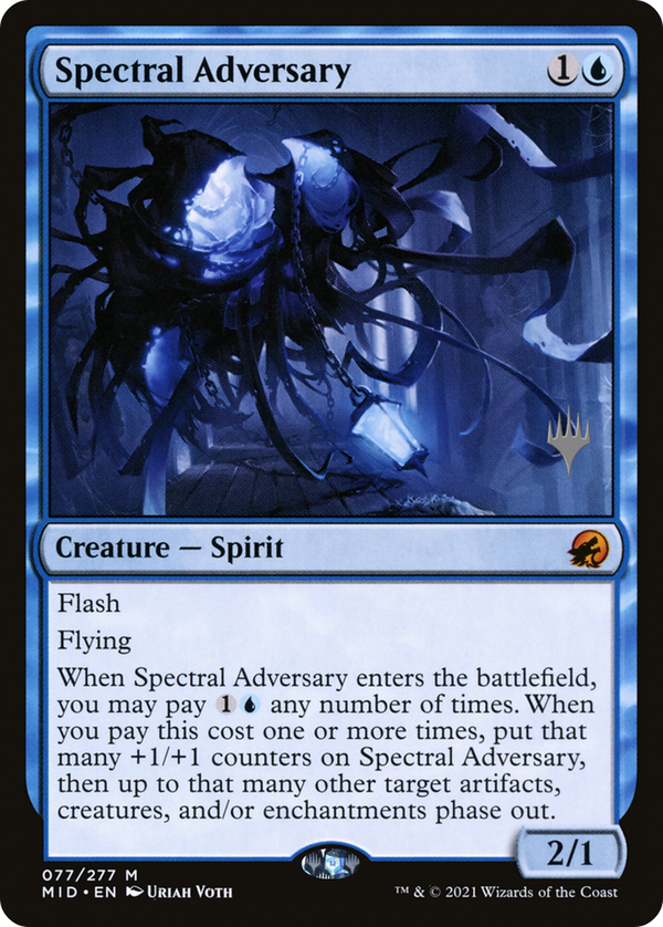 Spectral Adversary (PPMID-077) - Innistrad: Midnight Hunt Promos Foil