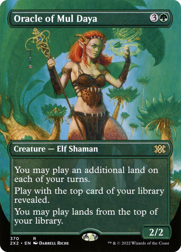 Oracle of Mul Daya (Borderless) (2X2-370) - Double Masters 2022 Foil