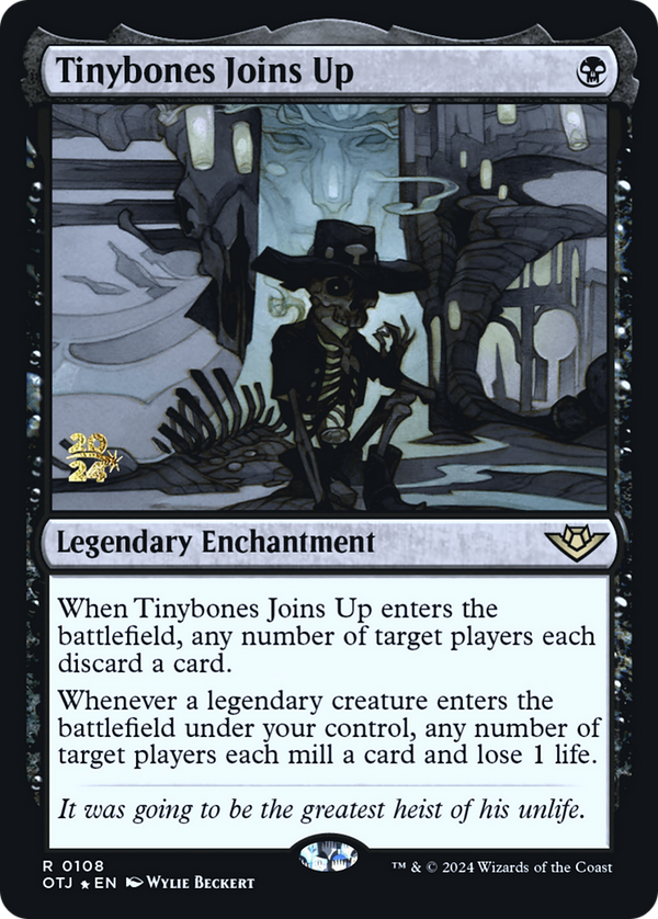 Tinybones Joins Up (PRE-108) - Outlaws of Thunder Junction Promos Foil