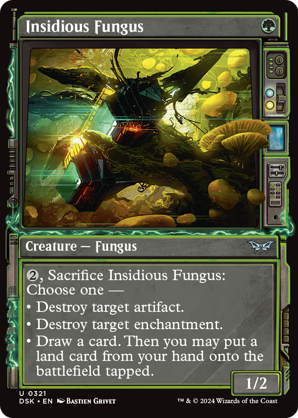 Insidious Fungus (Showcase) (DSK-321) - Duskmourn: House of Horror: (Showcase)