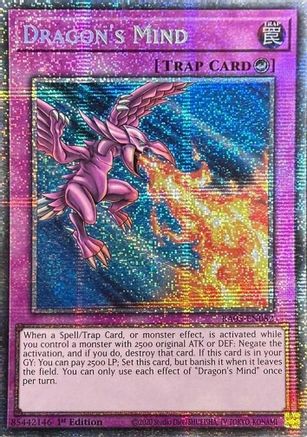 Dragon's Mind (Starlight Rare) (RA05-EN082) - Rarity Collection 5 1st Edition
