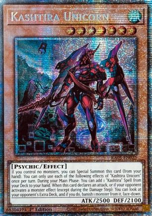 Kashtira Unicorn (Starlight Rare) (RA05-EN025) - Rarity Collection 5 1st Edition