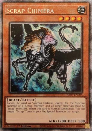 Scrap Chimera (Starlight Rare) (RA05-EN005) - Rarity Collection 5 1st Edition
