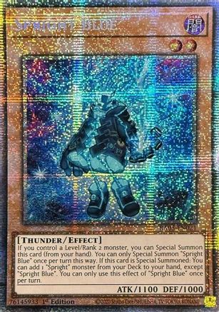 Spright Blue (Starlight Rare) (RA05-EN021) - Rarity Collection 5 1st Edition