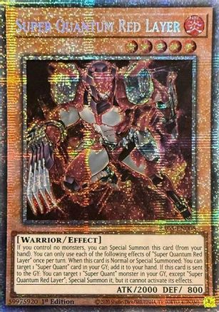 Super Quantum Red Layer (Starlight Rare) (RA05-EN008) - Rarity Collection 5 1st Edition
