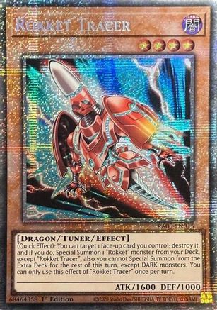 Rokket Tracer (Starlight Rare) (RA05-EN015) - Rarity Collection 5 1st Edition