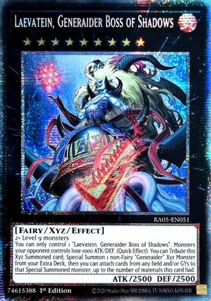 Laevatein, Generaider Boss of Shadows (Starlight Rare) (RA05-EN051) - Rarity Collection 5 1st Edition