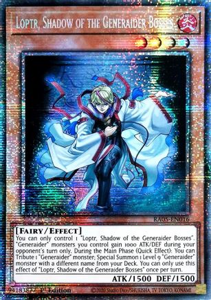 Loptr, Shadow of the Generaider Bosses (Starlight Rare) (RA05-EN016) - Rarity Collection 5 1st Edition