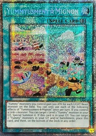 YummyusmentMignon (Starlight Rare) (RA05-EN073) - Rarity Collection 5 1st Edition
